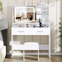 White Vanity