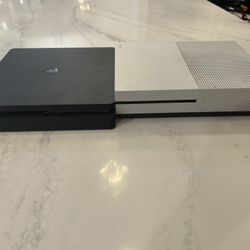 PS4 And Xbox One S (Each Comes With One Controller)