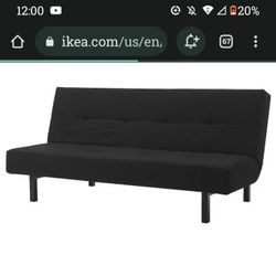 Balkarp black Ikea futon