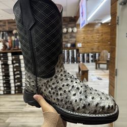 avestruz natural boot casco 