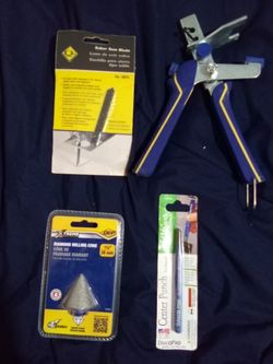 Dep Vice Grip, Diamond Milling Cone, Saber Saw Blade 5/16 Punch Out