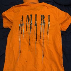 Amiri hat and shirt Medium size