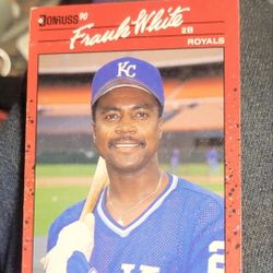 Baseball Card Frank White