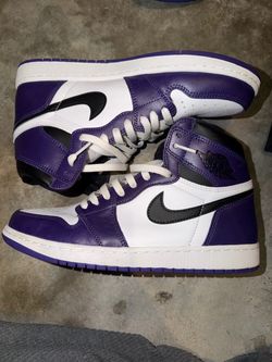 Jordan 1 Court Purple