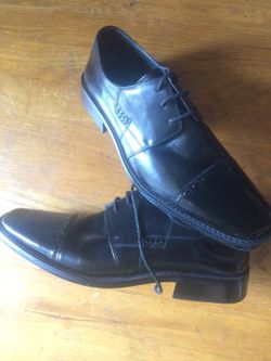 pierre cardin men's dress shoes size 9 black