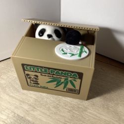 Automated Panda Coin Bank Box