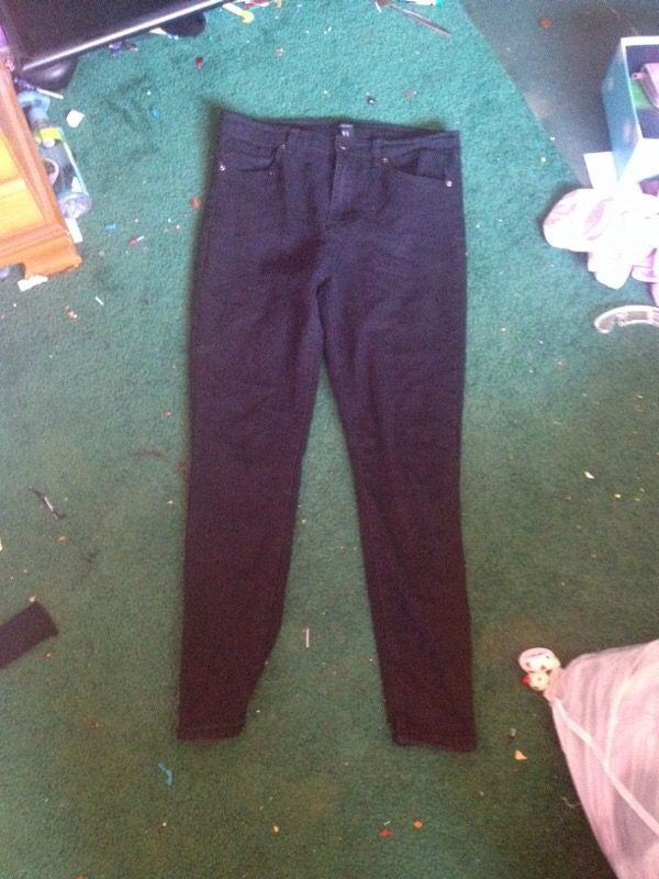 Forever 21 Black High Waiste Jeans