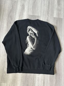 Taylor Swift Official Merch THE TORTURED POETS DEPARTMENT BLACK CREWNECK Sz 2XL