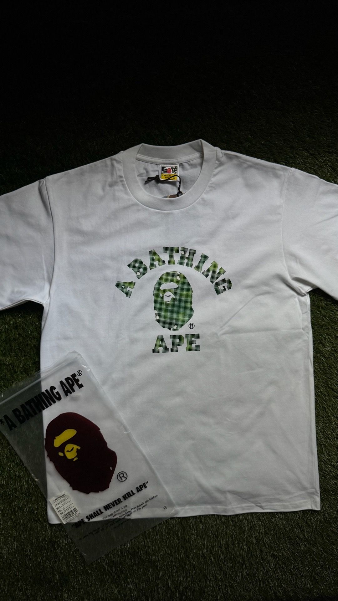 A Bathing Ape Bitmap College Tee