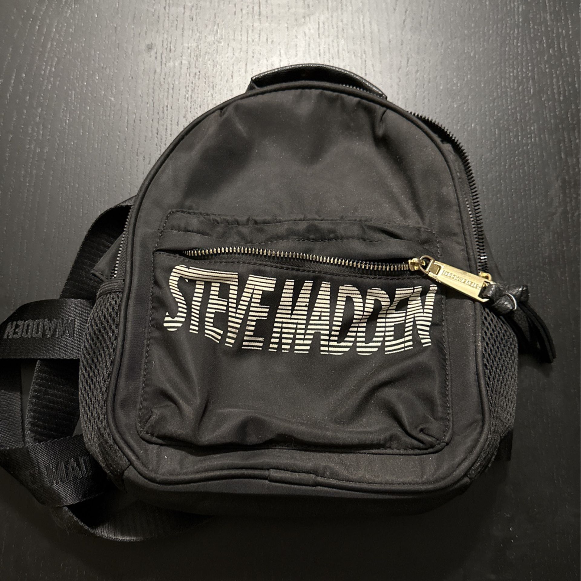Steve Madden Mini Black Backpack 