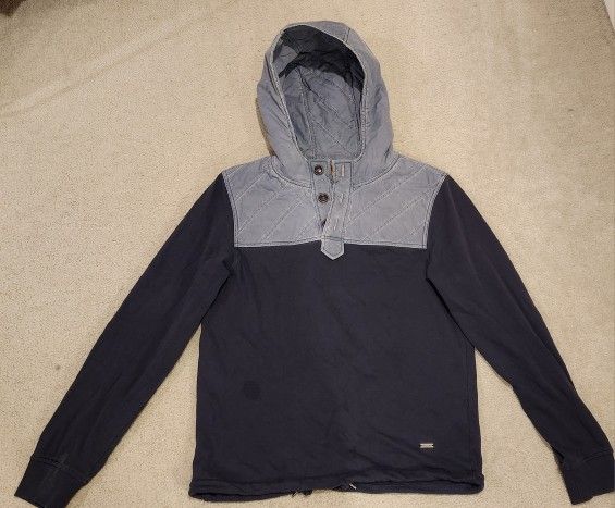 Hugo boss jacket / sweatshirt split hoodie mix fabric
(Size : SMALL )(Worn Twice)