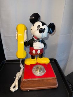 70’s Mickey Mouse rotary phone