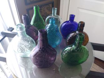 Vintage Glass Bottle Collection