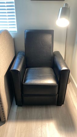 Kids Black Recliner