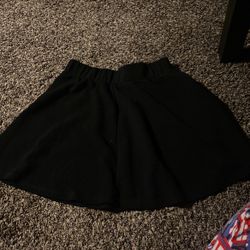Black skirt.  