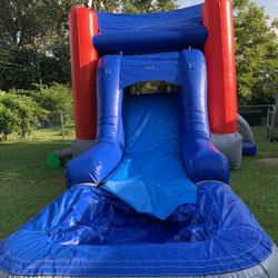 Star wars  bounce house with slide wet or dry