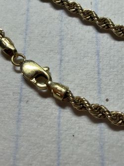 10k gold rope chain