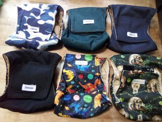 6....size: Medium.....belly bands for dogs bundle deal....