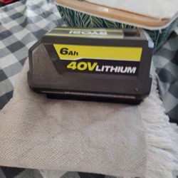 Ryobi 6ah 40v Battery 