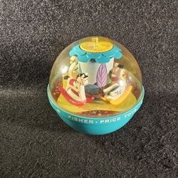 Vintage Fisher Price Roly Poly Chime Ball Preschool Toys 1966 Collectible Toy