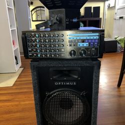 Amplifier, Lights, Speaker 