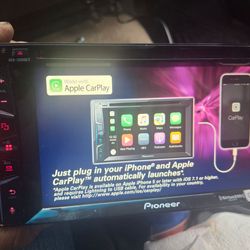 STEREO PIONEER CD DVD AUX USB BLUETOOTH APLE CAR PLAY ANDROID GOOD CONDICIÓN ABLO ESPAÑOL