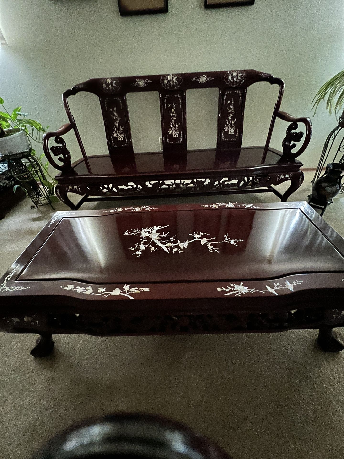 5 Piece Mahogony Furniture Set