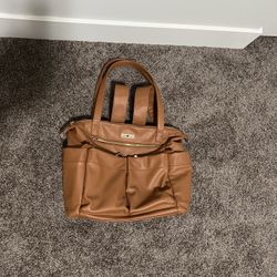 miss fong Diaper Bag Tote Leather Diaper Bag Backpack