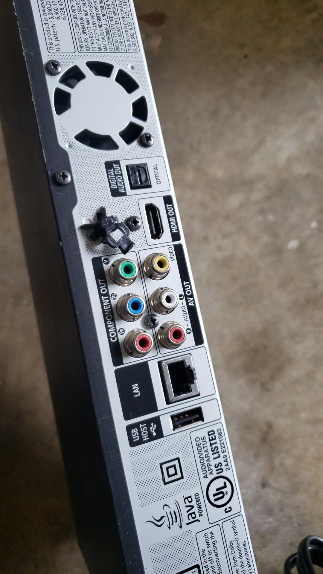 Blue ray dvd player no remote
