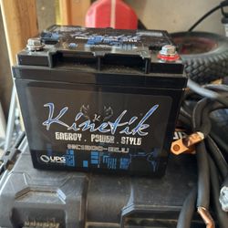 Kinetik 1200 Car Audio Battery And 0g Power Wire 