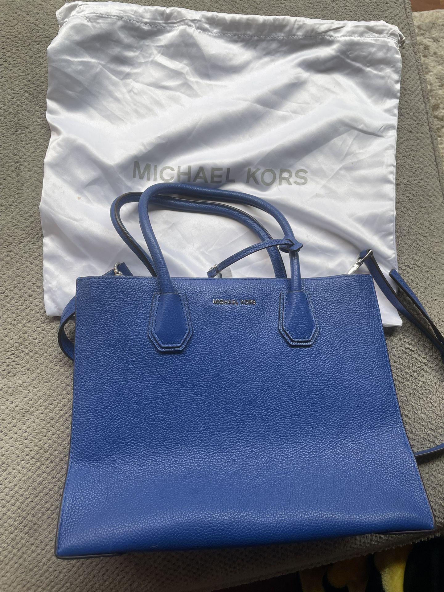 Blue Michael Kors Purse