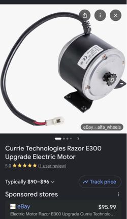 Currie technologies 300 watts electric engine