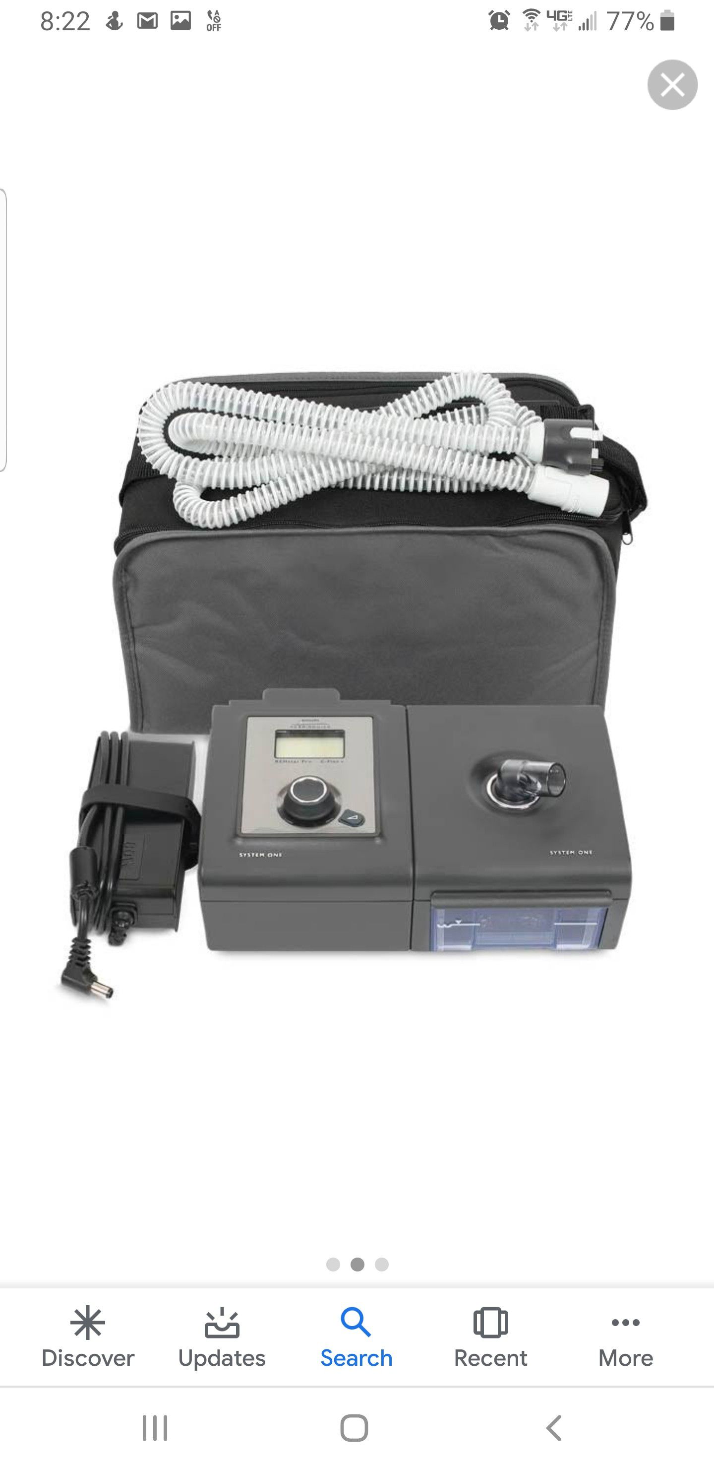 SYSTEM ONE CPAP MACHINE