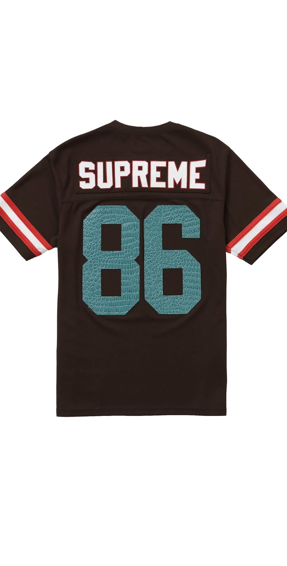 Supreme Faux Croc Football Jersey for Sale in Pico Rivera Supreme Faux Croc Football Jersey for Sale in Pico Rivera