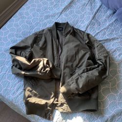 PacSun Bomber Jacket Olive Size M