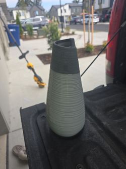 Modern Two-Tone Ceramic Vase