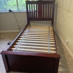 All Wooden Twin Bed from Mancini’s Sleepworld