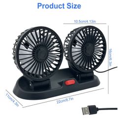 Double Headed Vehicle Fan -Brand 🆕 