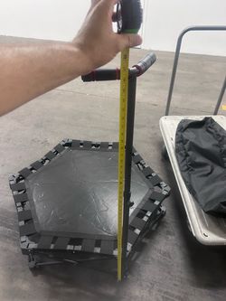Portable foldable rebounder