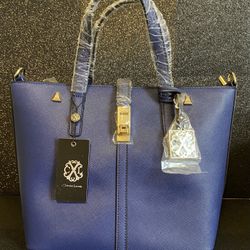 CXL Christian Lacroix "Zinnia" Tote Bag (Navy/Medium)