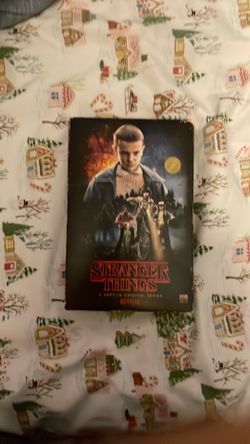 Stranger Things season one blu ray with poster