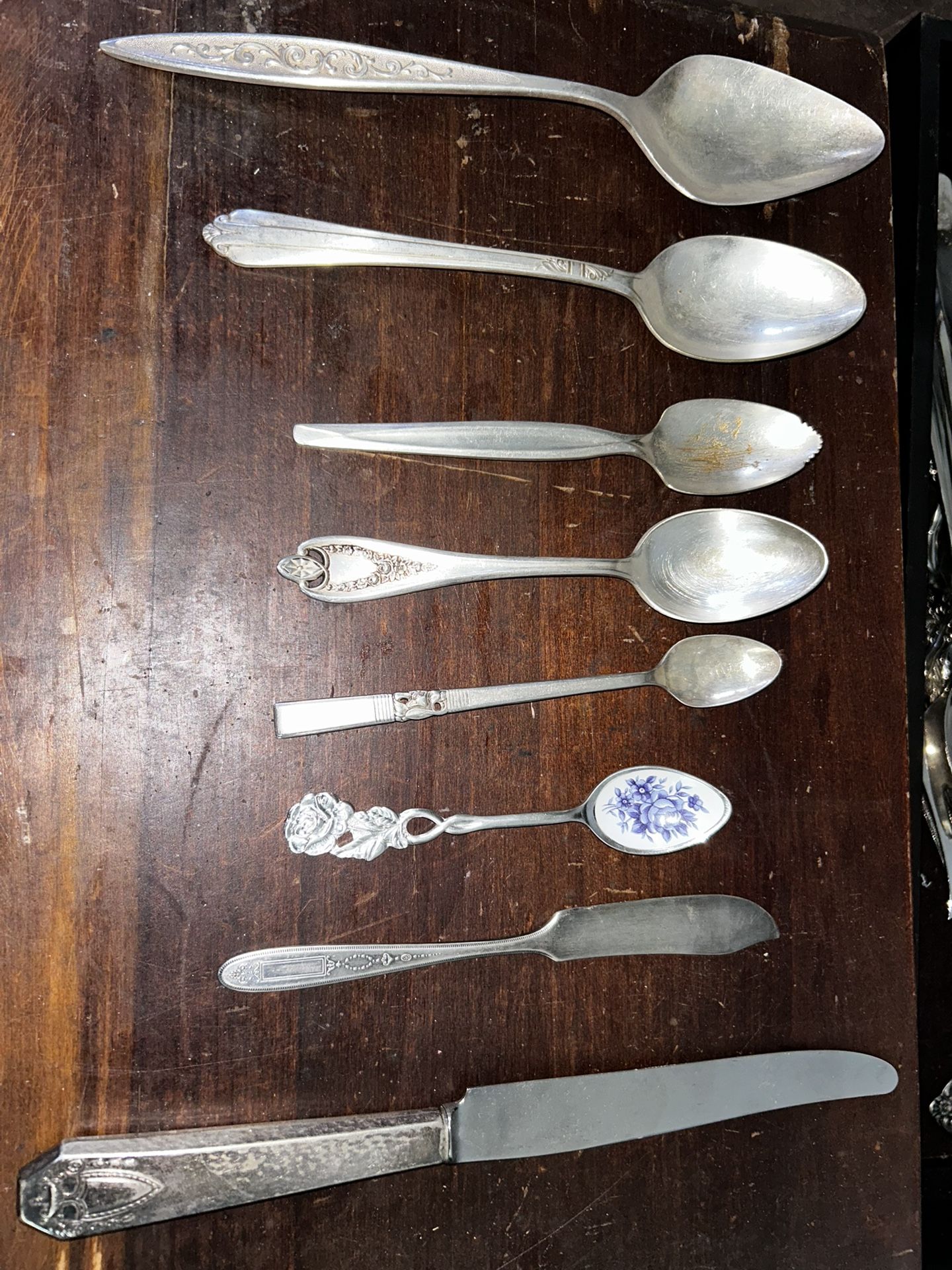 Little Collection Of Neat Little Vintage/Antique Silverware I’ve Gathered Up:)
