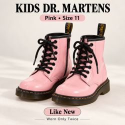Kids Pink Dr. Martens Boots – Size 11 – Like New