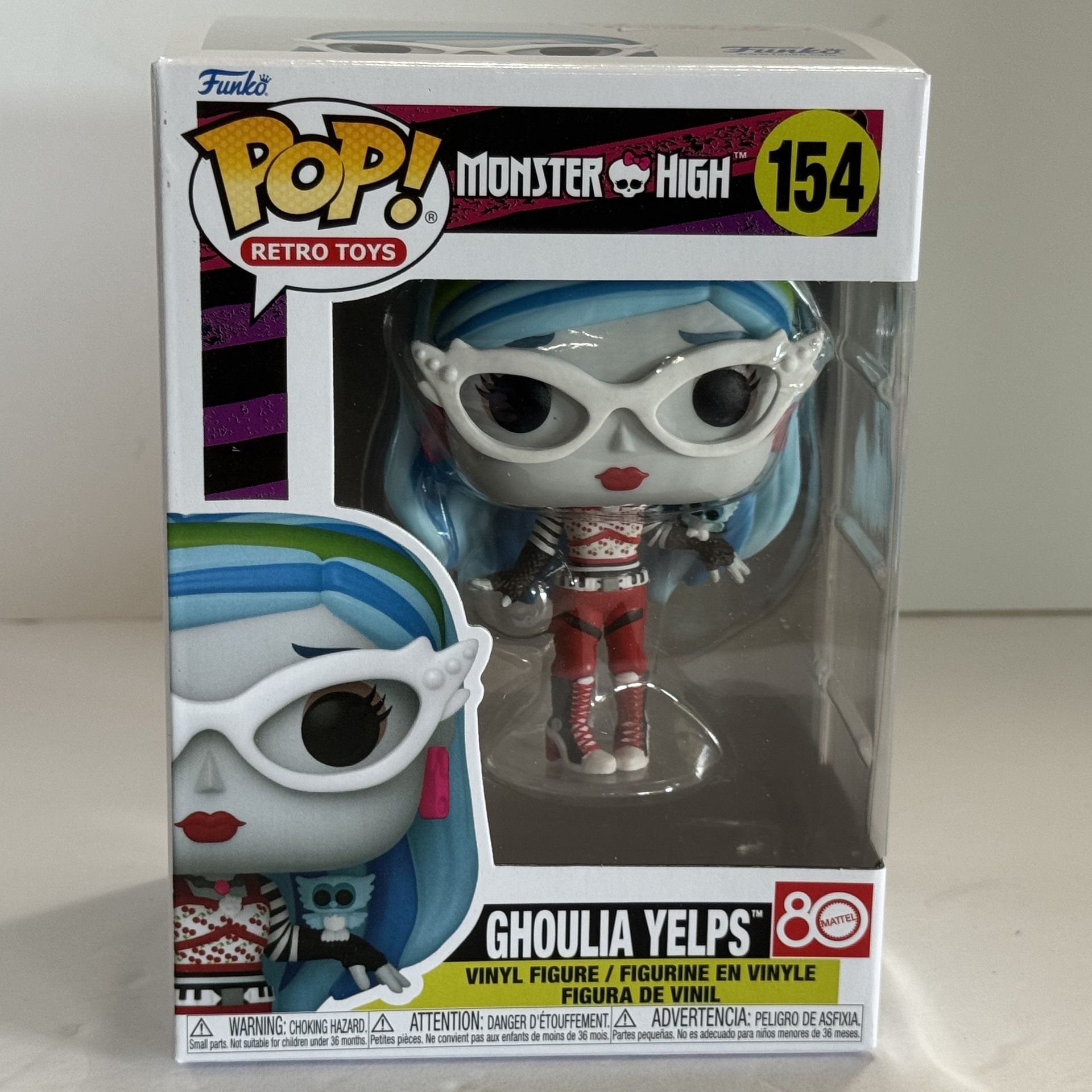 154 Ghoulia Yelps Funko Pop Tots Monster High Mattel HT Barcoded MIB