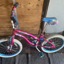 Girls Bike With Training Wheels