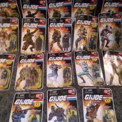 17 UNOPENED GI JOE FIGURES 