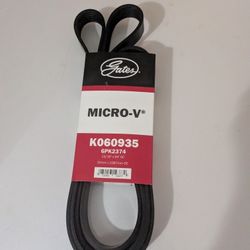 NEW! Gates 060935 Micro-V 6 Ribbed Serpentine Belt K060935 / 6PK2374