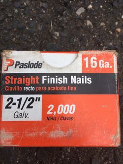 Finish nails