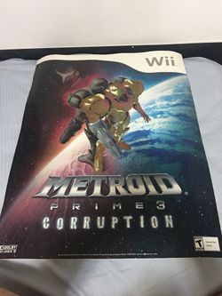 Wii Metroid Poster