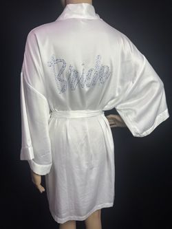 Victoria Secret Bridal White Kimono One Size
